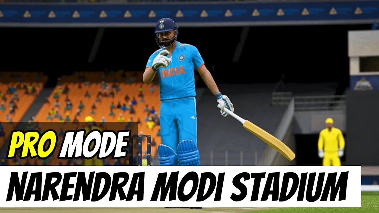 CRICKET 24 PRO Mode In The Biggest Stadium In The World