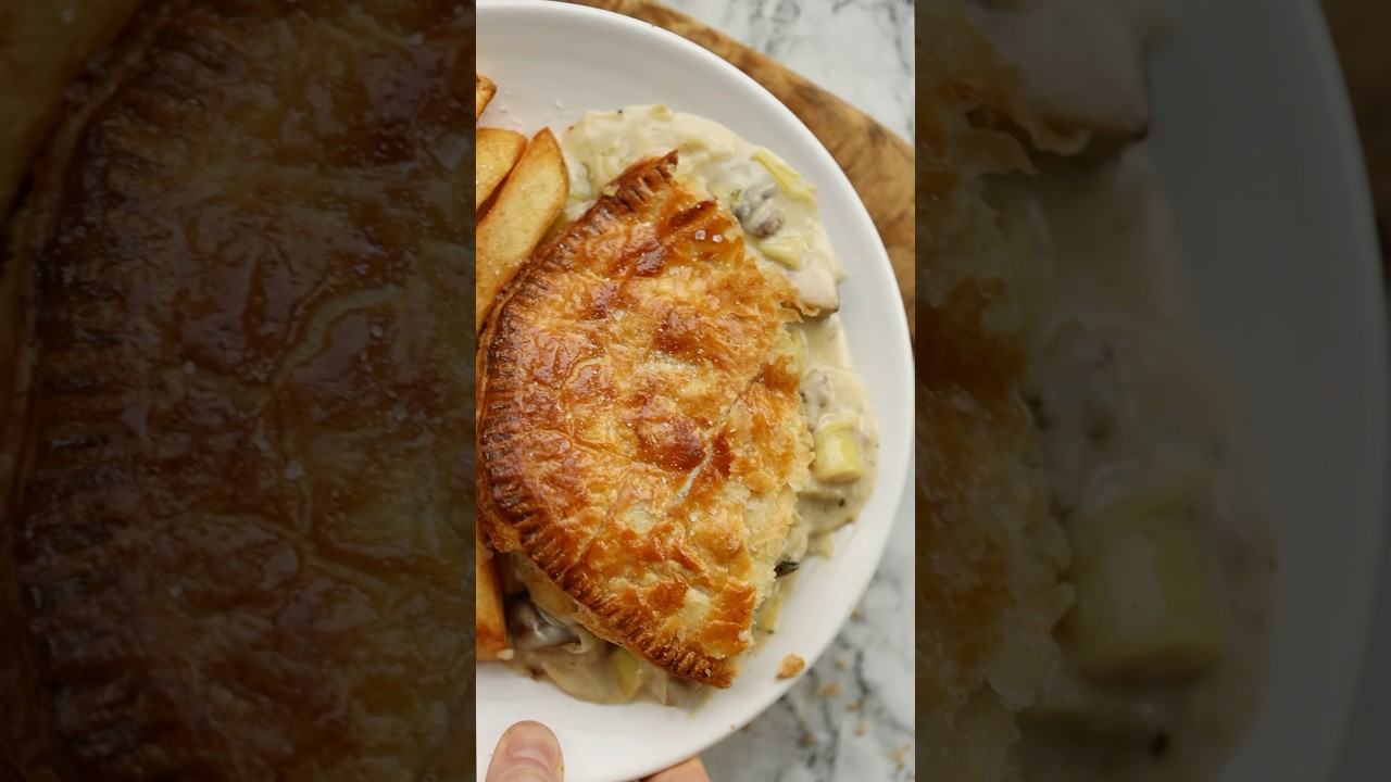 Chicken, Leek and Mushroom Pie
