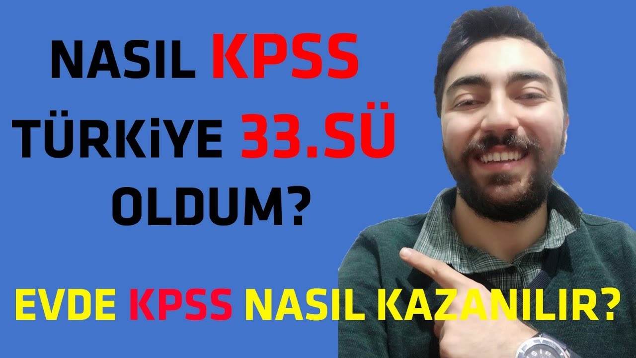 EVDE KPSS NASIL KAZANILIR? KPSS'YE EVDE NASIL ÇALIŞILIR? KPSS ÇALIŞMA TAKTİKLERİ KPSS MOTİVASYON