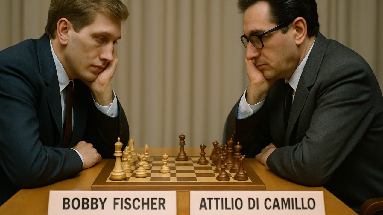 Bobby Fischer vs Attilio Di Camillo ◉ U.S. Championship, New York 1958 - Fischer's Early Brilliance