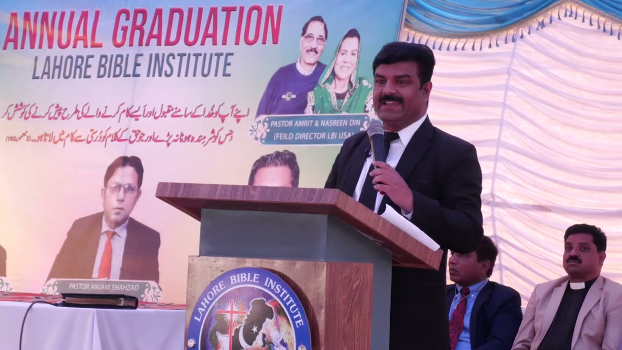 Legal Advisor Kashif Nemat speech at Lahore Bible Institute  2026
