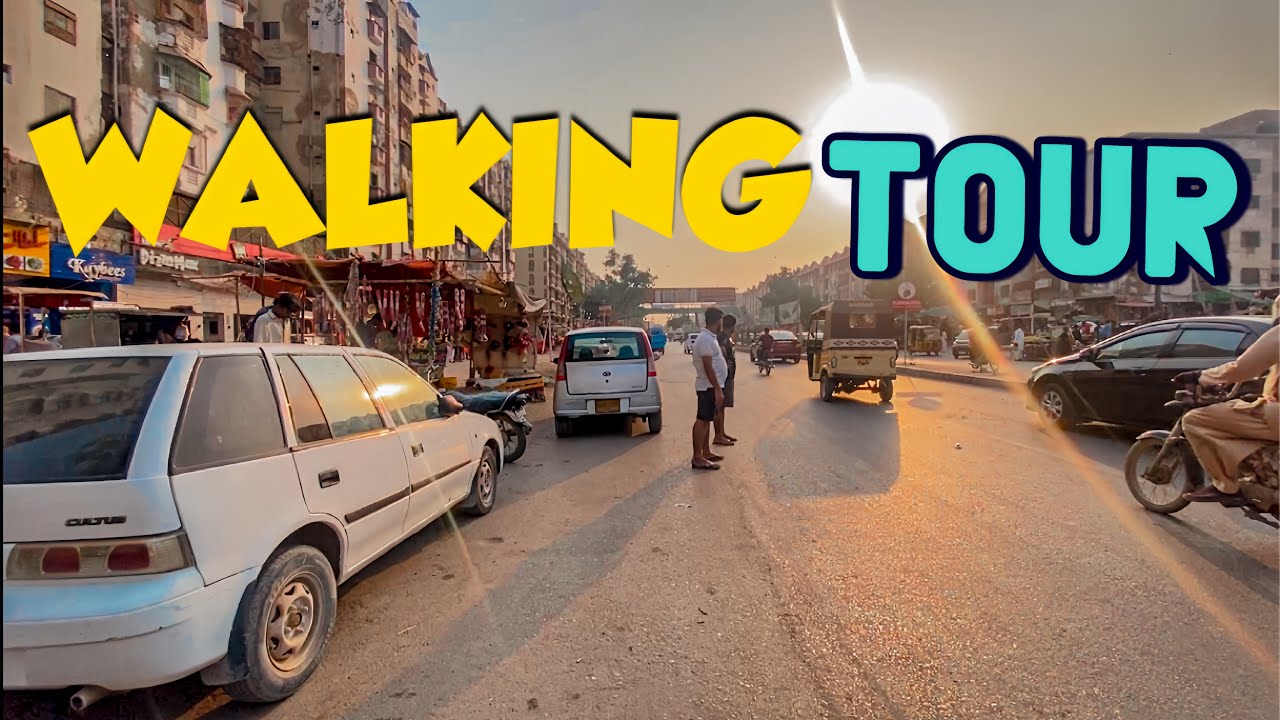Gulistan-e-johar karachi walking tour | karachi walking tour | walking tour 4k | Life in Dream