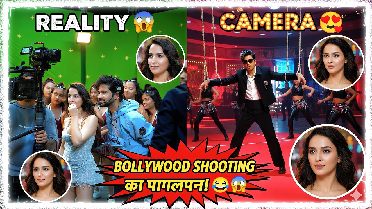 Bollywood Gane Ki Shooting 📸 Kaise Hoti Hai 😱
