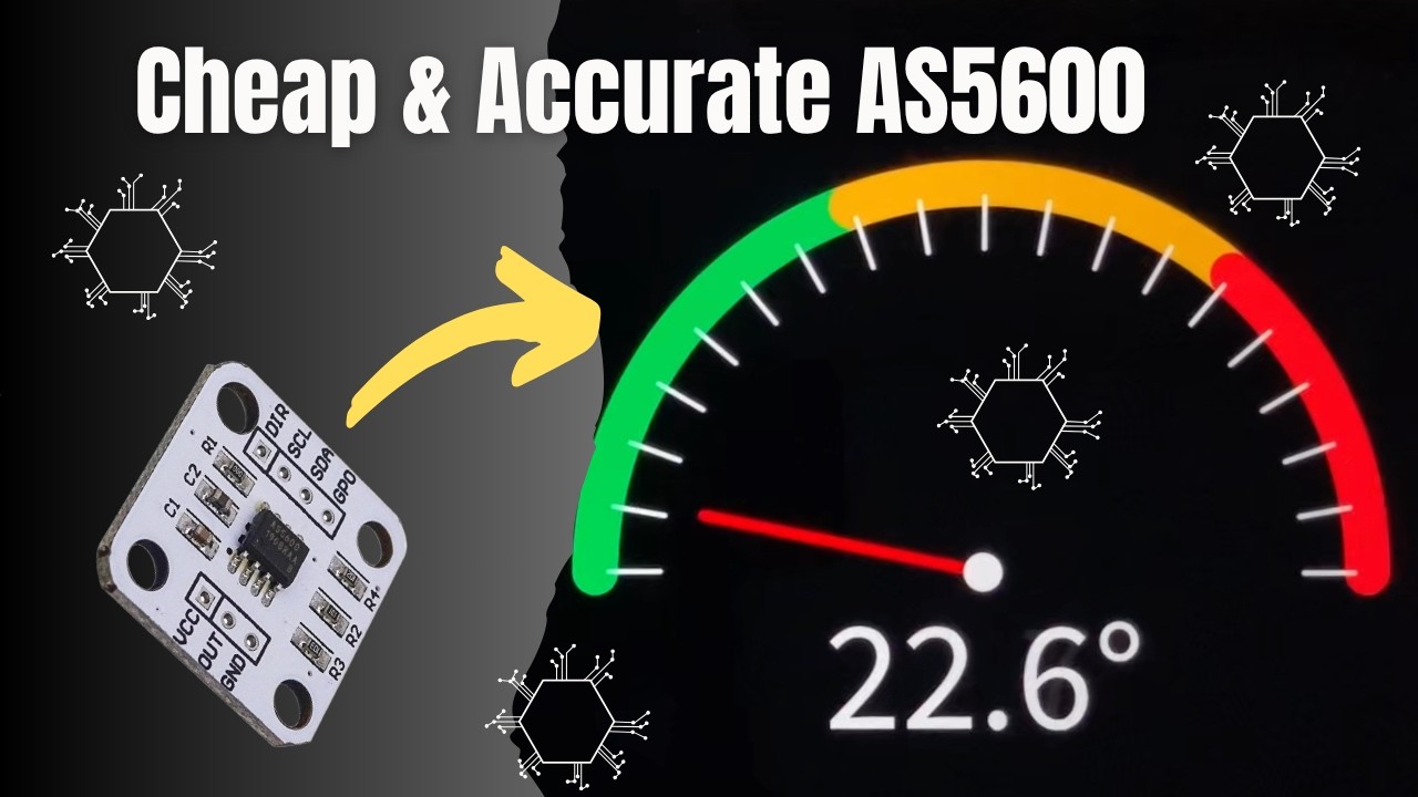 How to use AS5600 Magnetic Encoder with ESP32-C3 | Real-Time Visualization (Processing)