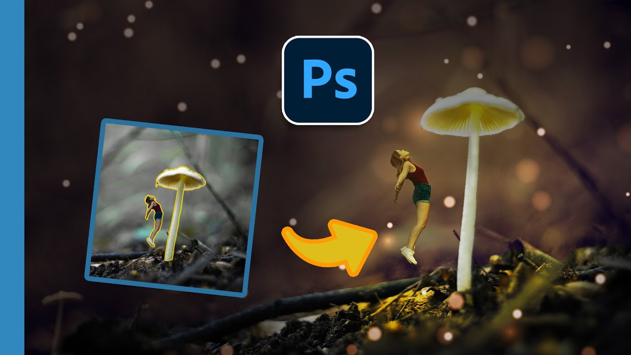 Create glowy composition in Photoshop