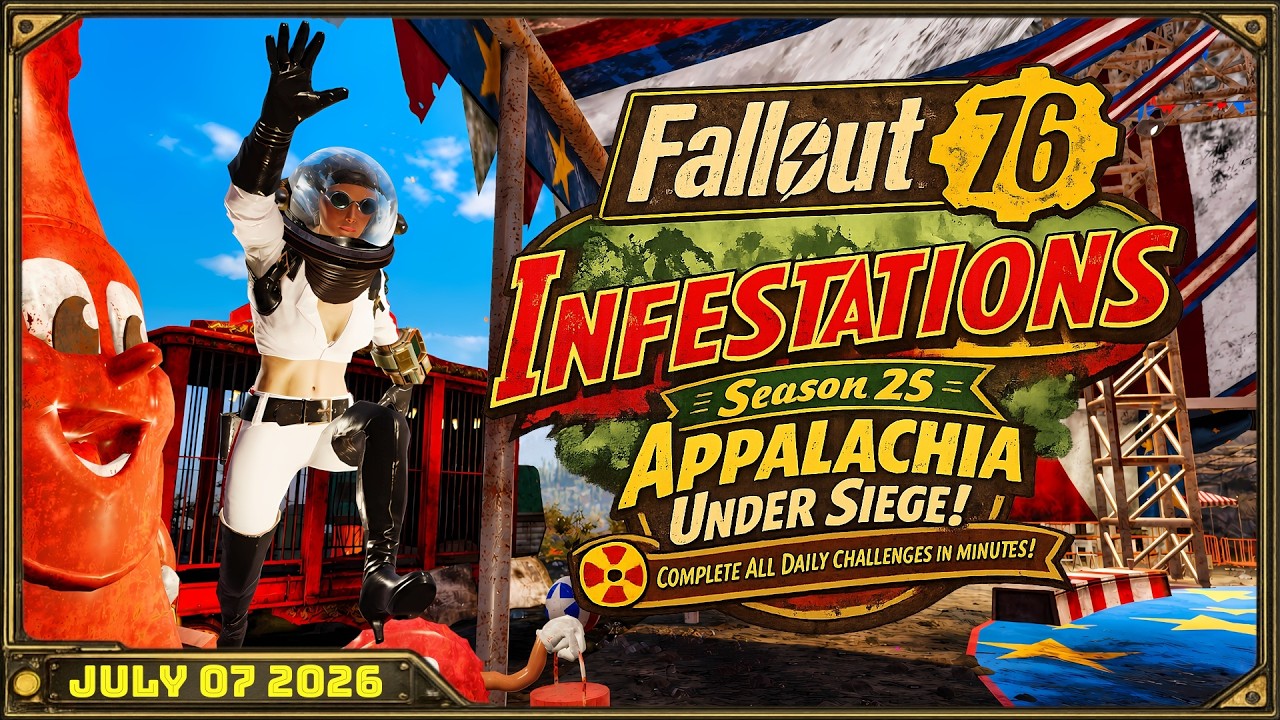 Выполните все ежедневные испытания за считанные минуты! Fallout 76 &mdash; вторник, 7 июля 2026 г.