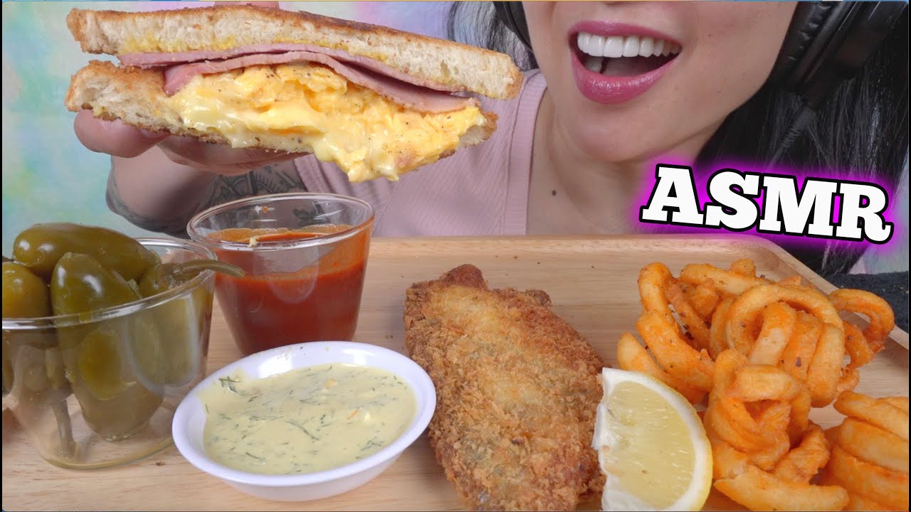 ASMR FISH & CHIPS *THAILAND EDITION (EATING SOUNDS) LIGHT WHISPERS | SAS-ASMR