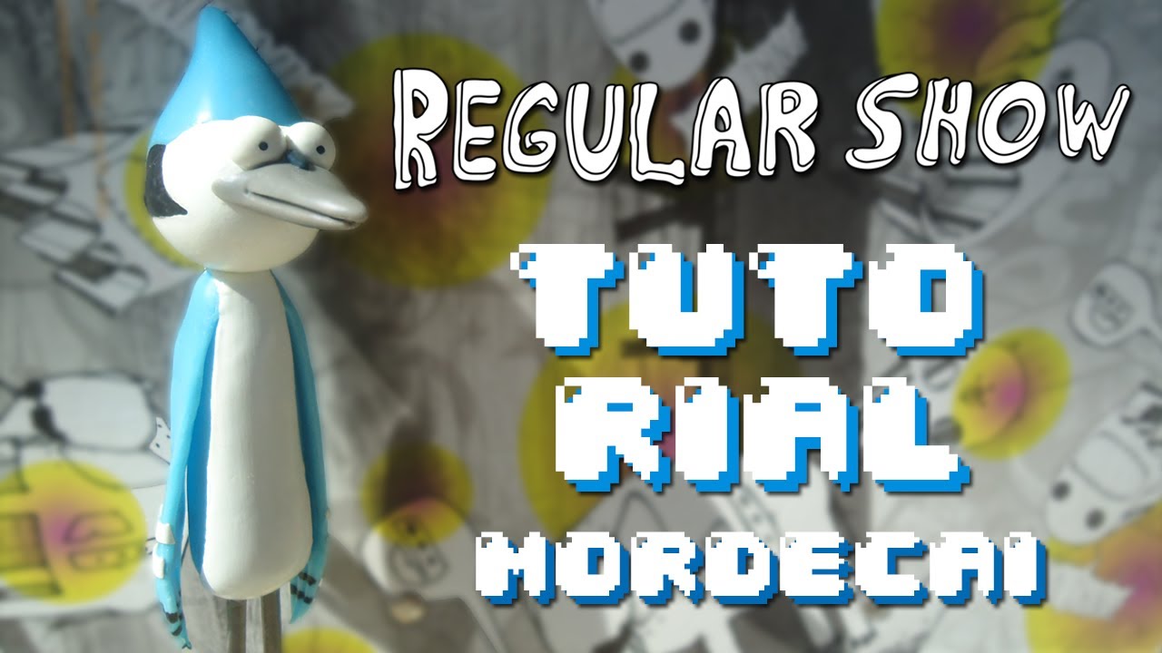 MORDECAI Regular Show Polymer Clay TUTORIAL // Un Show Más Porcelana Fría