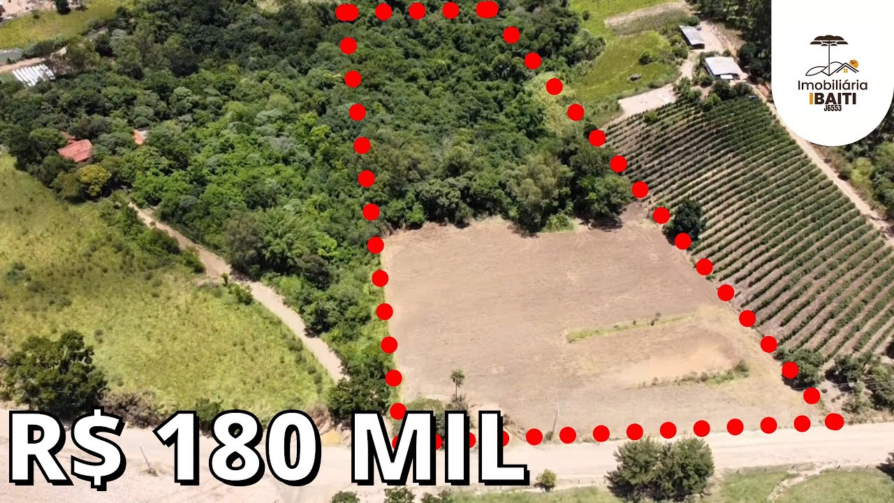 CHÁCARA PANORÂMICA COM ÁREA PARA PLANTIO E UM LINDO BOSQUE - R$ 180 MIL - Código: 2603