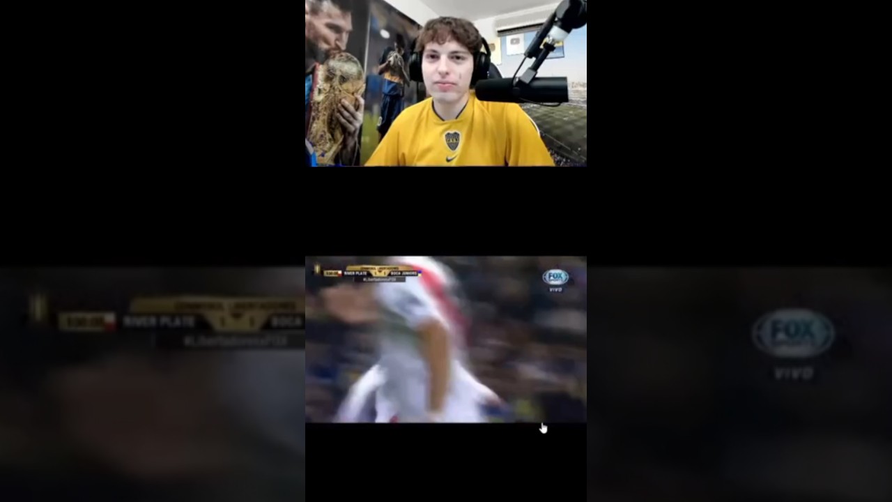 Como le cambio la cara jajajajaja #davoxeneize #twitch #futbol #davo #kick #river #quintero #boca