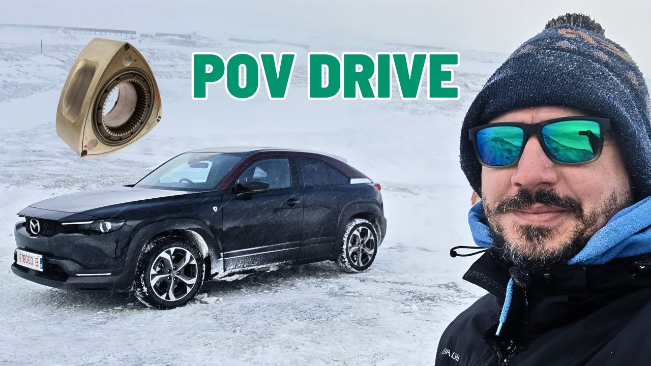 2024 Mazda MX-30 R-EV - POV Driving Transalpina King's Road