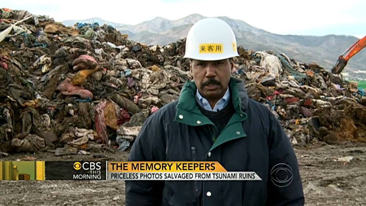 Photos salvaged from tsunami ruins in Japan