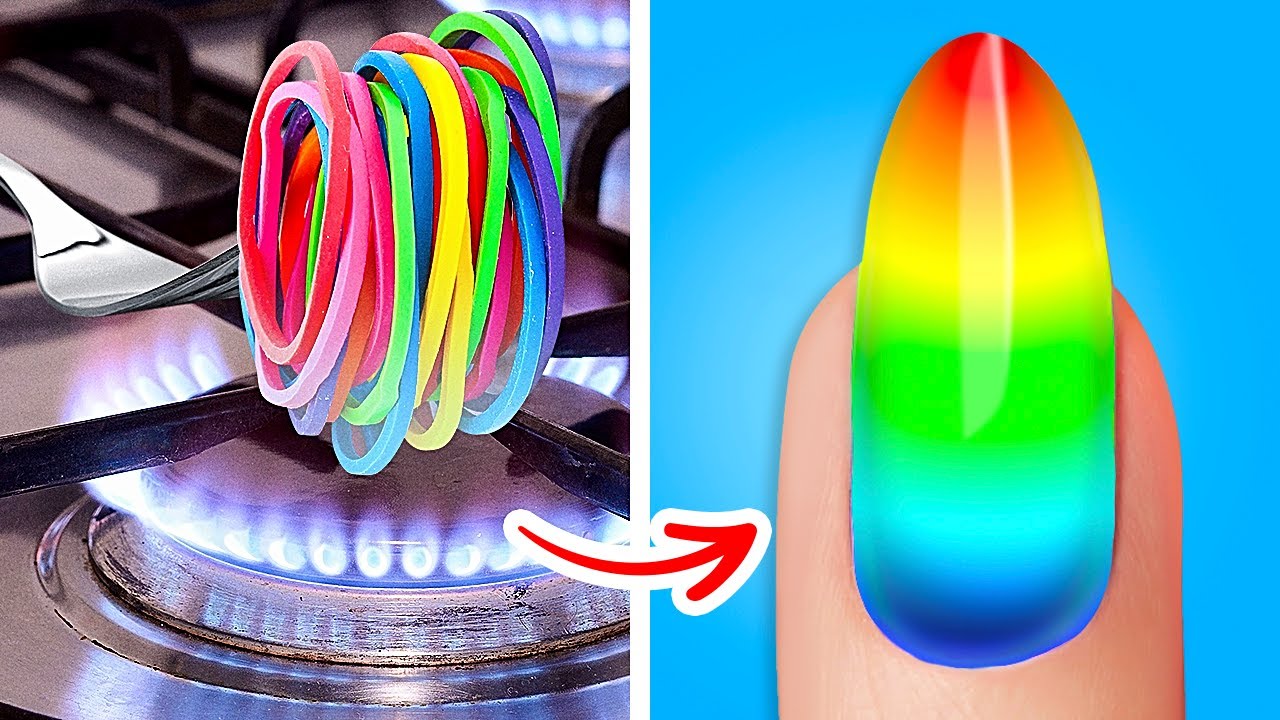 Creative Manicure Ideas And Hacks || Amazing Nail Designs
