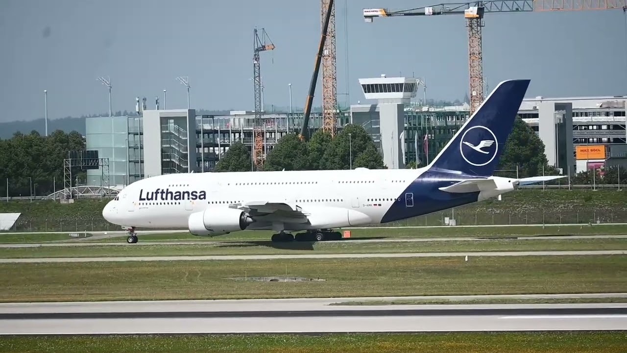 Das A380-Drehkreuz der Lufthansa am Flughafen München