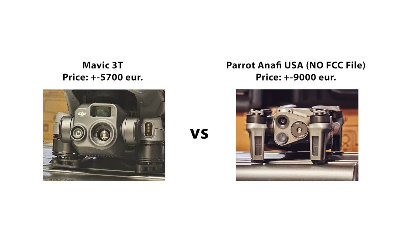 DJI Mavic 3T vs Parrot Anafi USA, Autel Evo 2 Dual