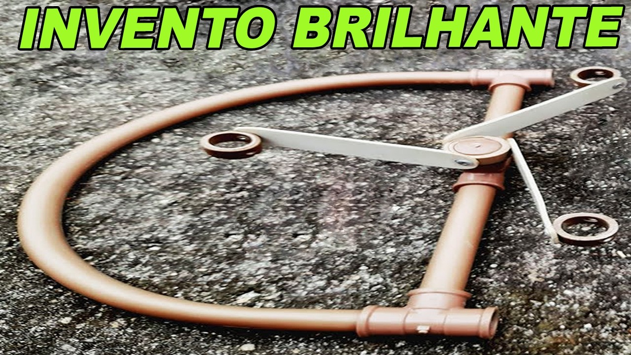 IDEIA BRILHANTE - APRENDA A FAZER - BASTA TER CANOS DE PVC - Vai Virar Febre - ESSA VOCÊ NÃO SABIA