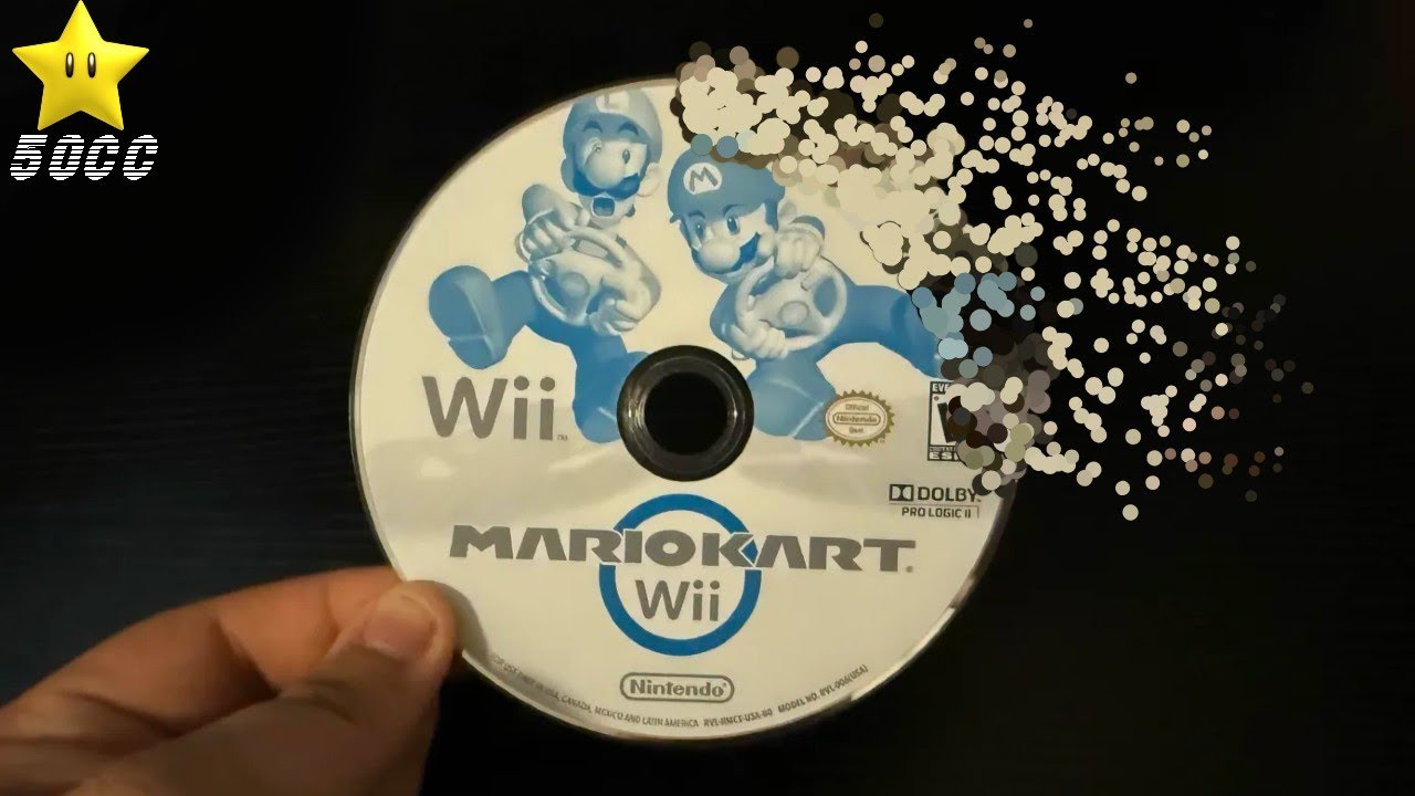 My copy of Mario Kart Wii got corrupted... | Star cup 50cc