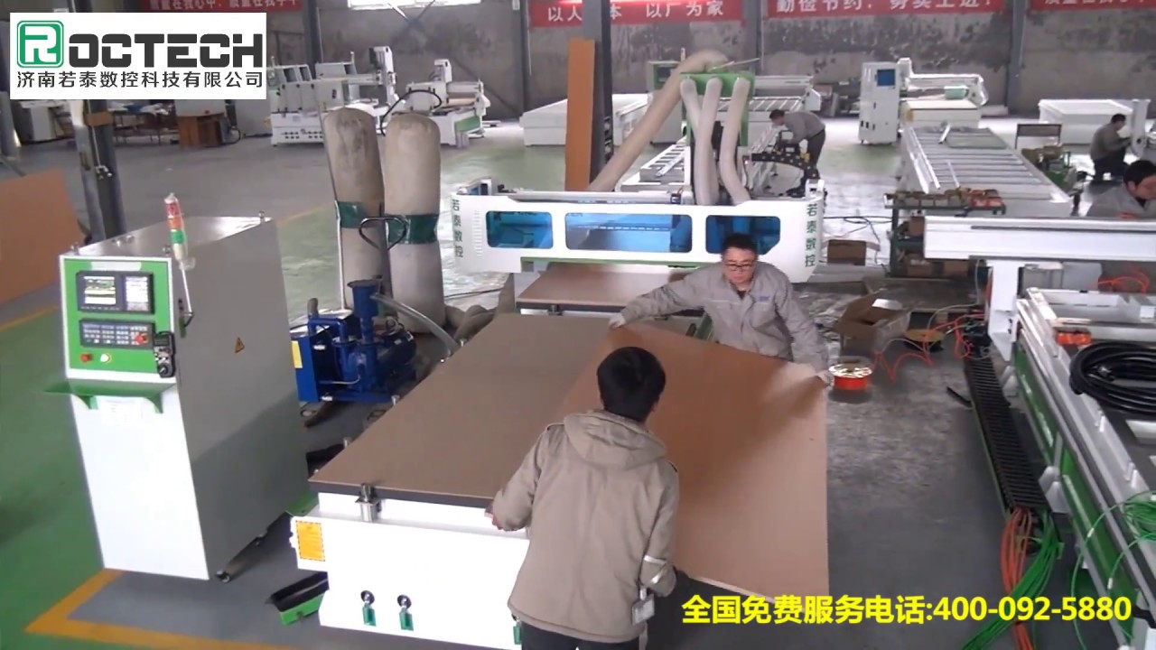 Cabinet making line, Kichen cabinet line, CNC kitchen cabinet line, Roctech Machinery