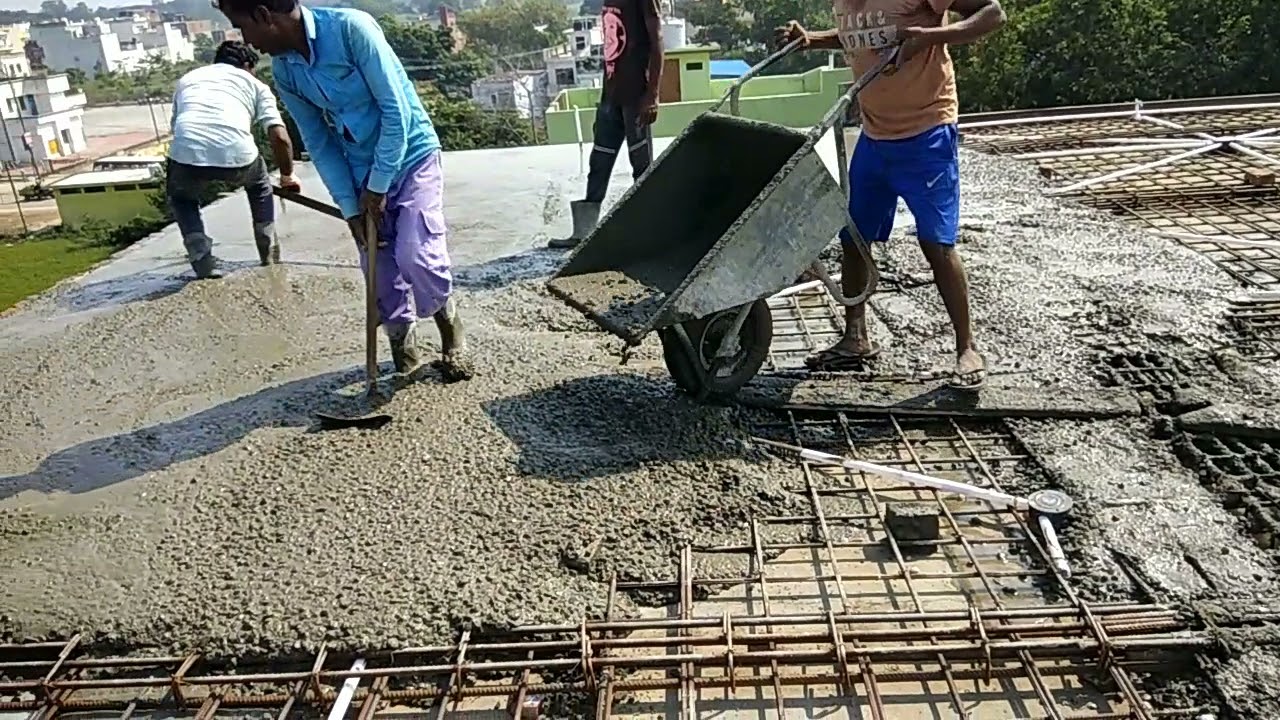 Rcc roof slab casting || Rcc slab casting video ll Rcc slab casting big mistake ll sc house design
