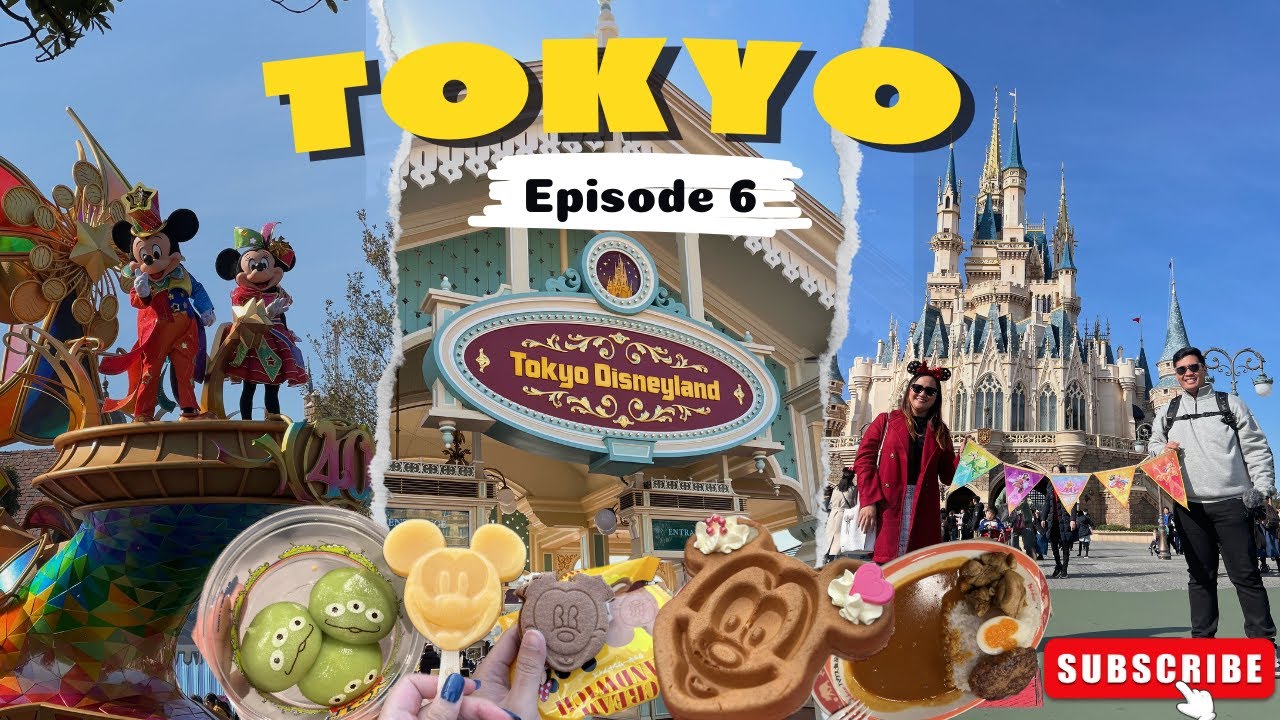 Japan Vlog 🇯🇵: Come join us in Tokyo Disneyland!| tips + guide what to eat | Rides & Disney Parade