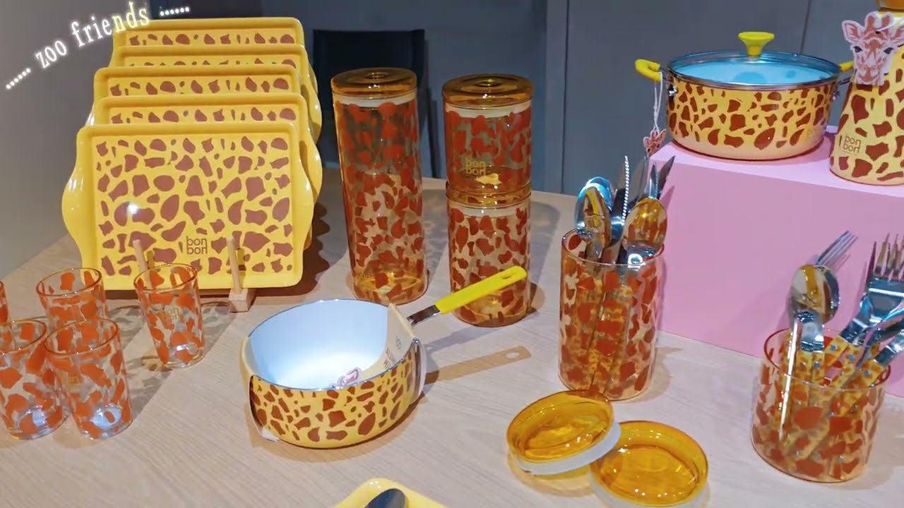 Bonbon 2027 AW Kitchenware Collection - Zoo Friends 