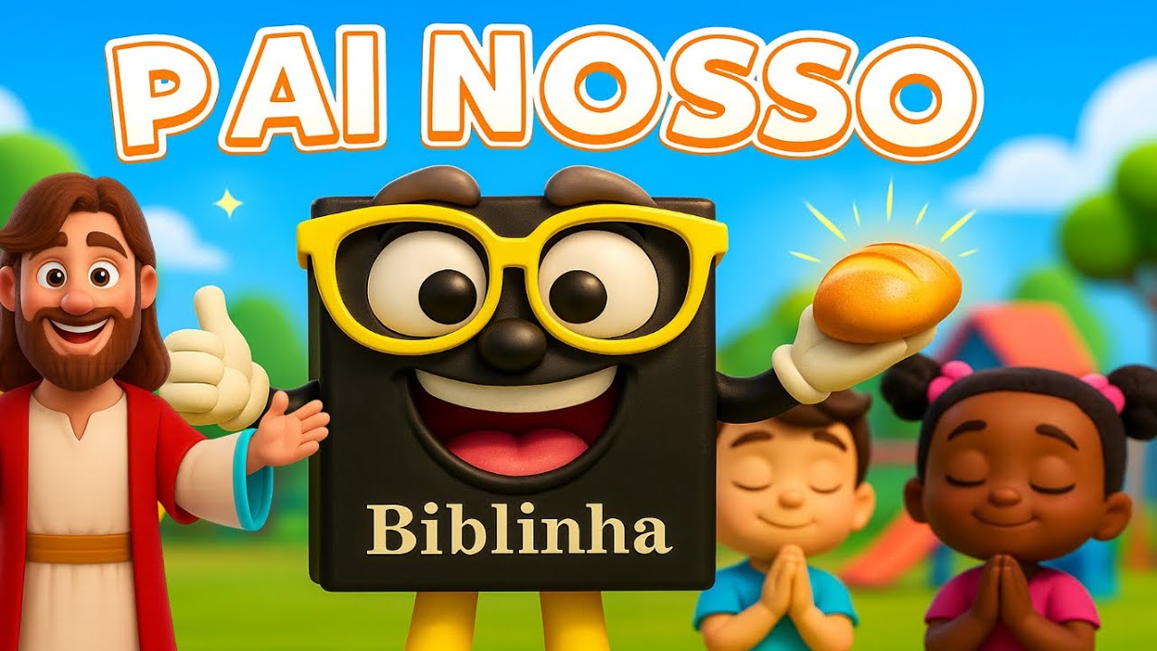 Desenho Bíblico 🧡 Oração do Pai Nosso 🙏 Música Infantil Cristã