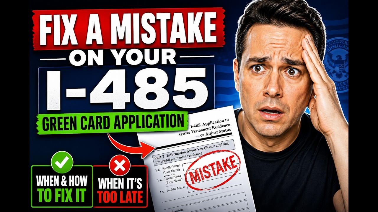 Made a Mistake on Your I-485? Here's How to Fix It Before It's Too Late (and ruins naturalization)