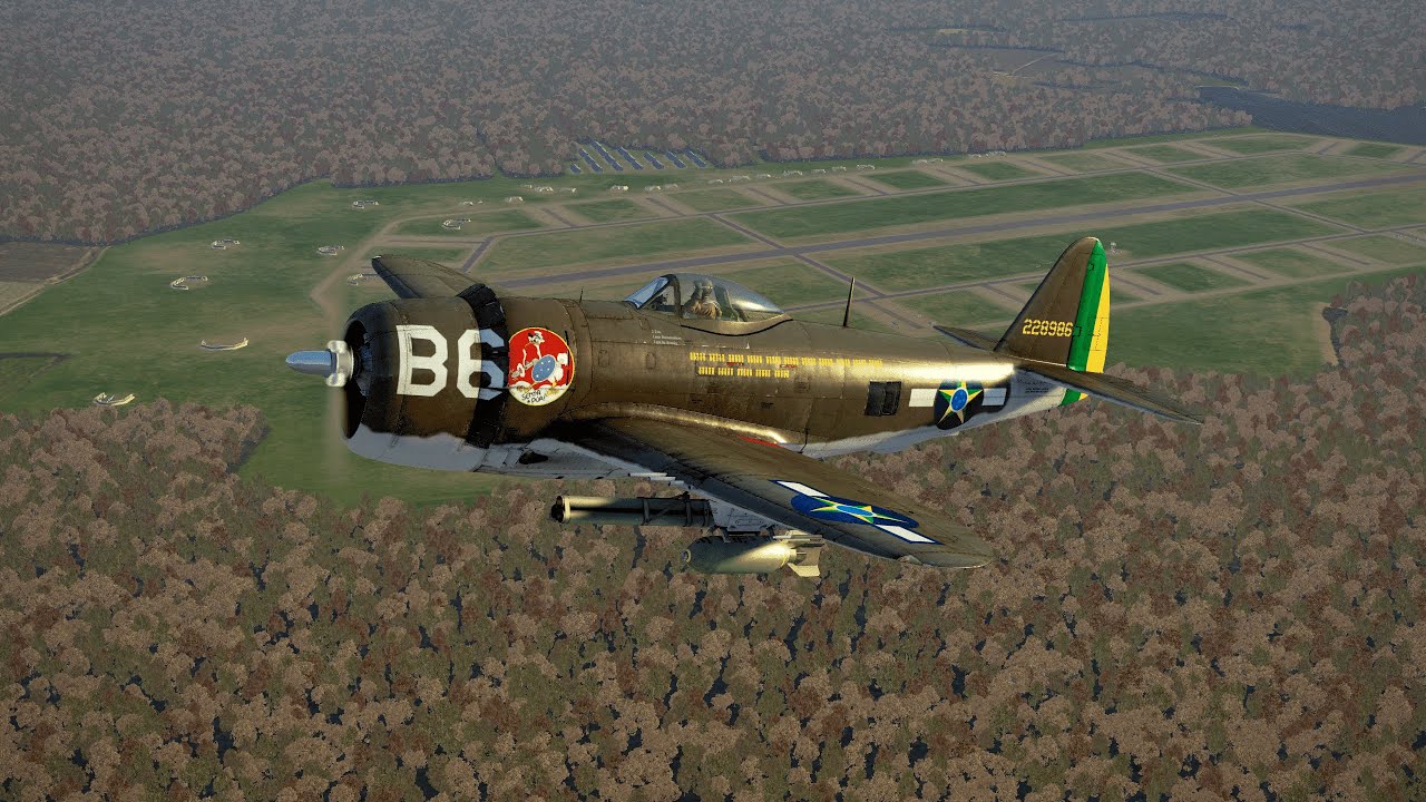 P-47 D-28 - Train Hunt - IL 2 Sturmovik