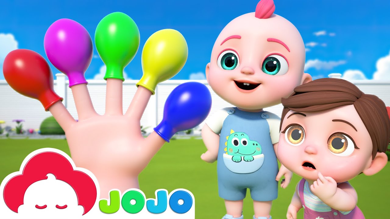 Balão Família dos Dedo | Canção Infantil | Baby JoJo em Português