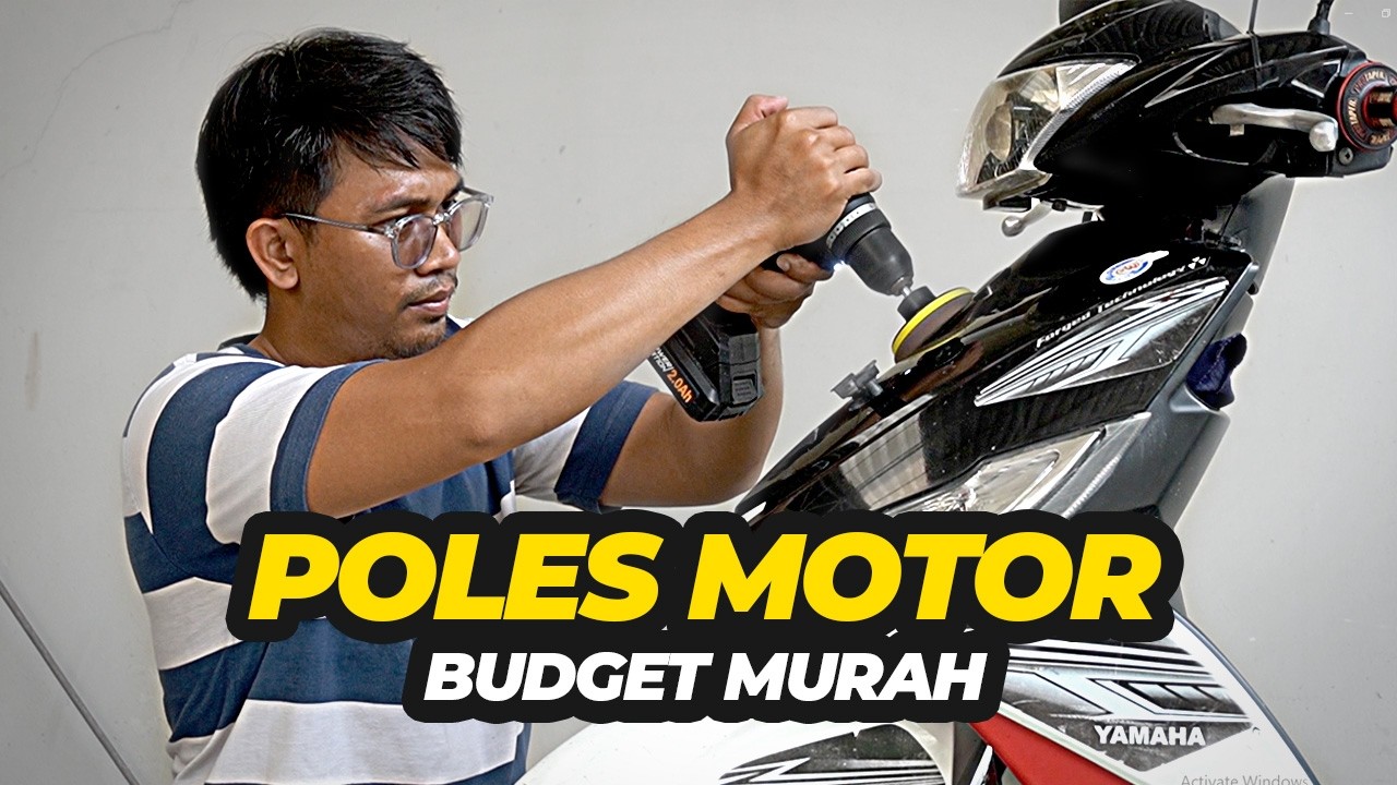 Detailing Motor Tanpa Mesin Poles Mahal, Gimana Hasilnya?