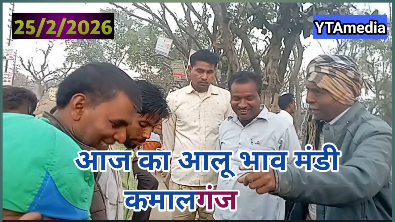 25 फरवरी 2026 आज का आलू भाव | आज कमालगंज आलू मंडी मे आज का भाव | Potato price today| YTAmedia |