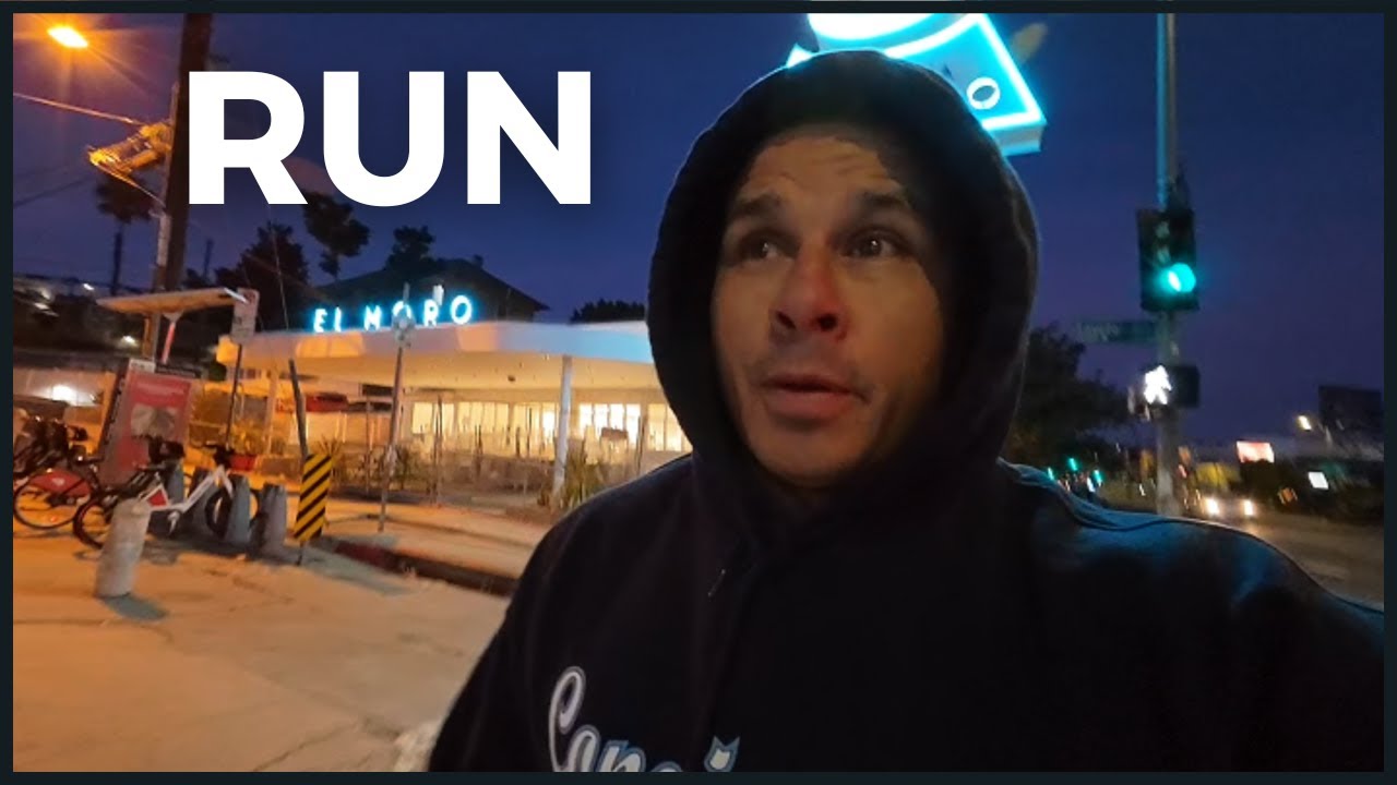 Running Through Echo Park to DTLA