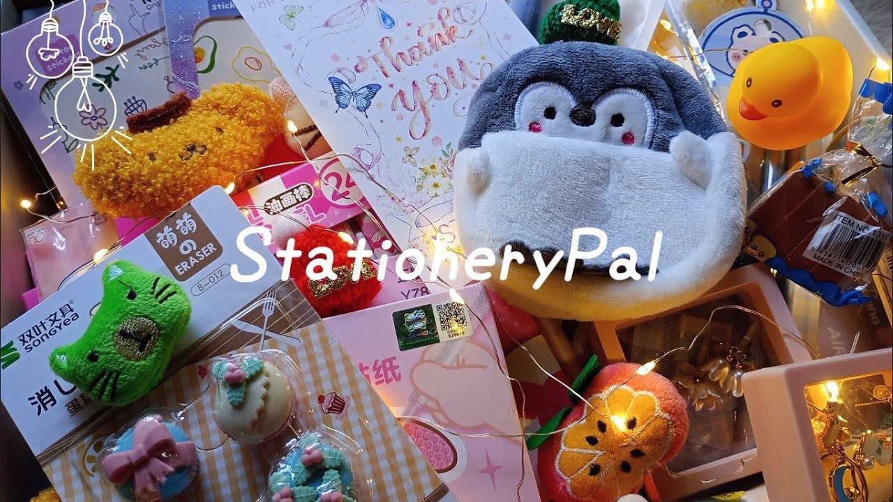 ASMR para cuándo te sentís aburrido/a 𓍢ִ໋🌷͙֒  cosas bonitas de Stationery Pal 🧸ྀི‎♡‧