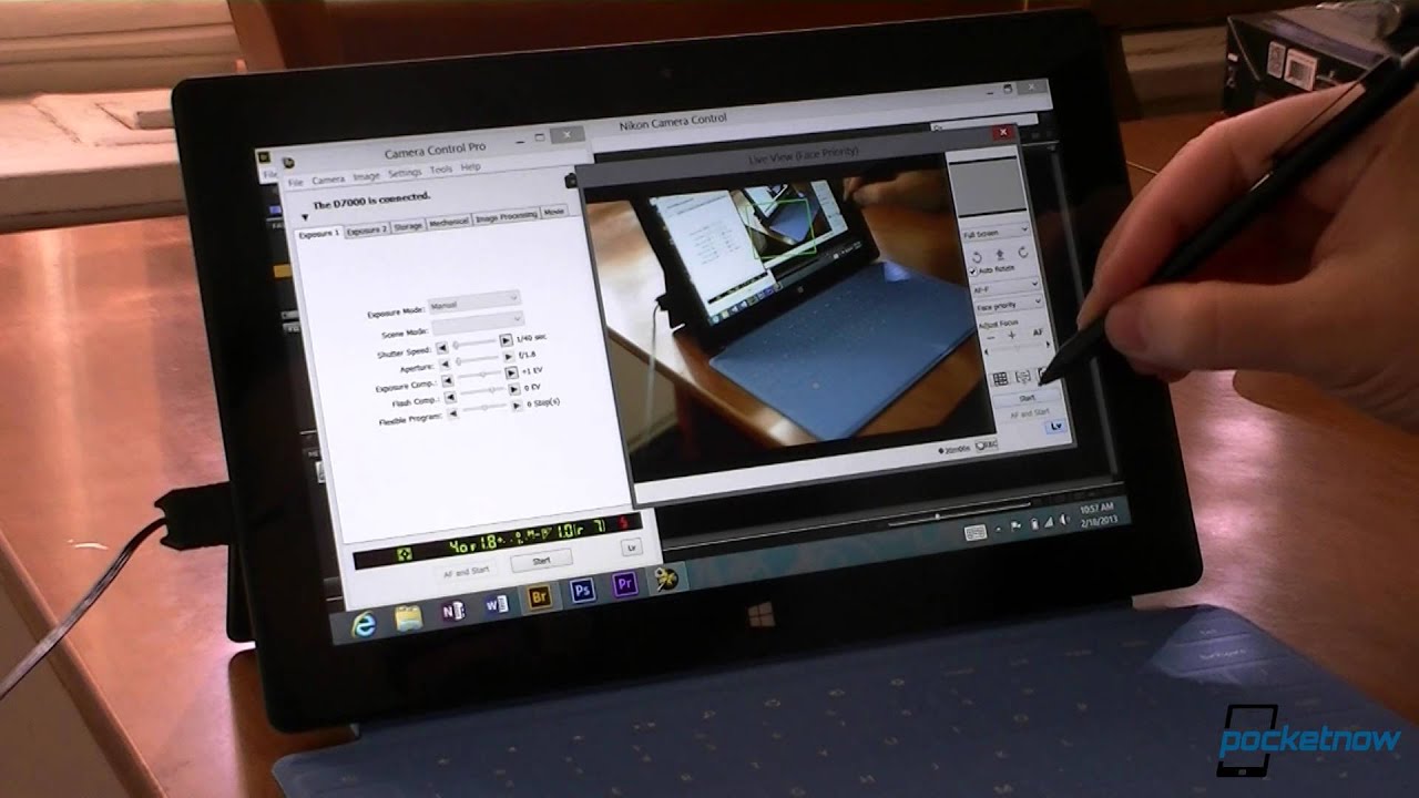 Controlling a DSLR with the Surface Pro | Pocketnow