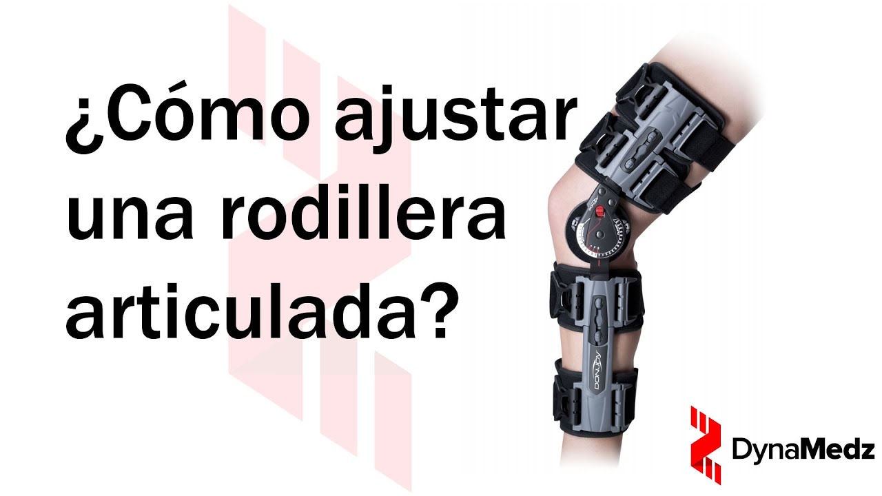 Ajuste rodillera articulada X-ACT ROM Post Operatoria