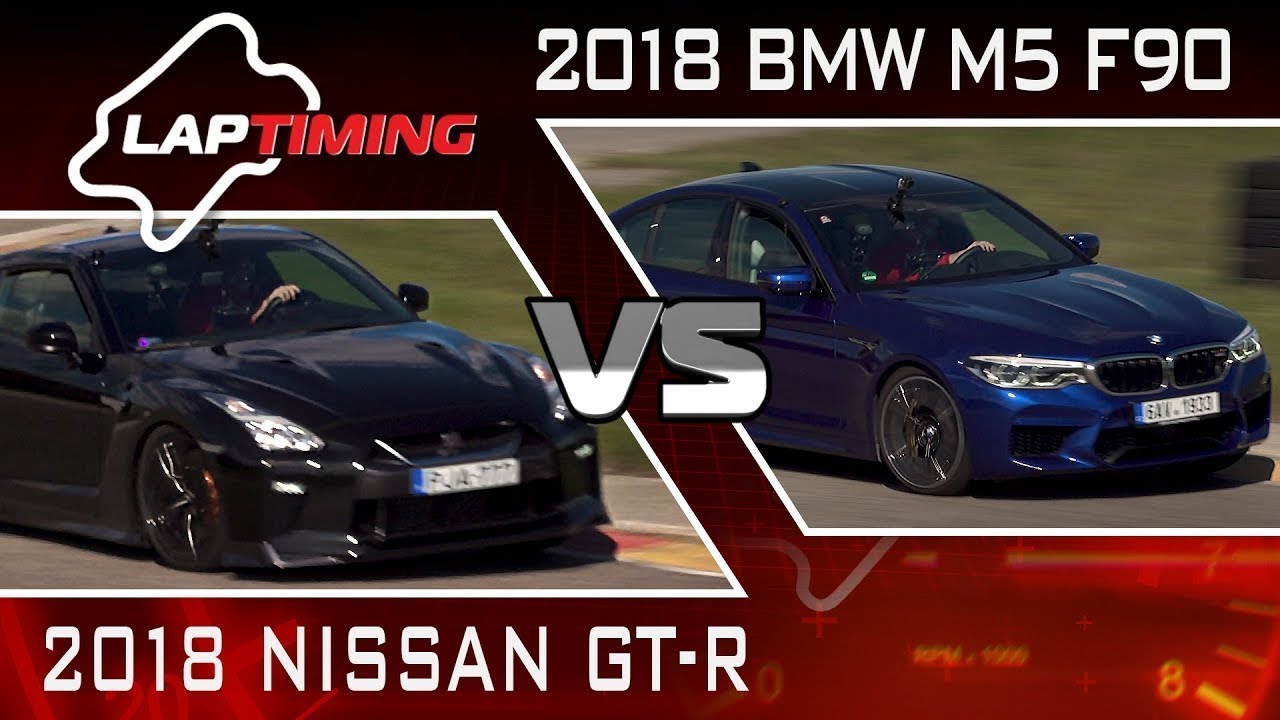 Veszélyben az abszolút.  BMW M5 F90 vs. Nissan GT-R 2018 (LapTiming ep. 49)