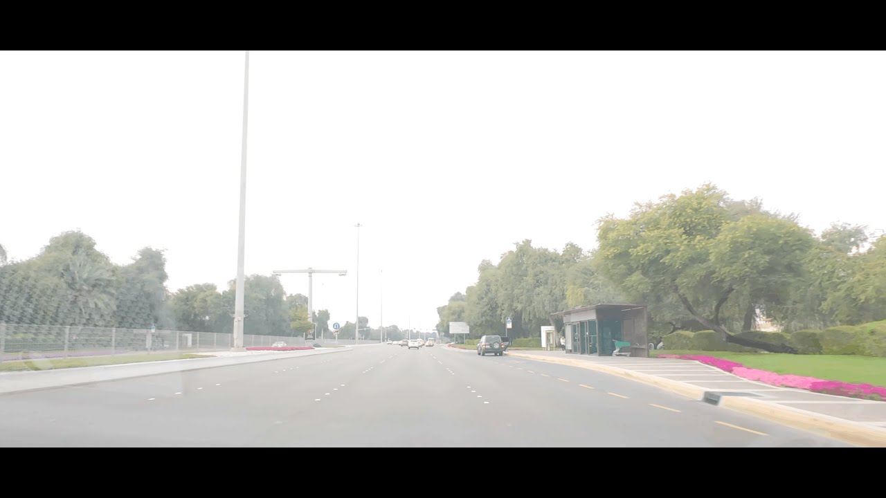 Near Mushrif Mall, Abu Dhabi in Winter | Beautiful Streets, Flowers & Landscapes