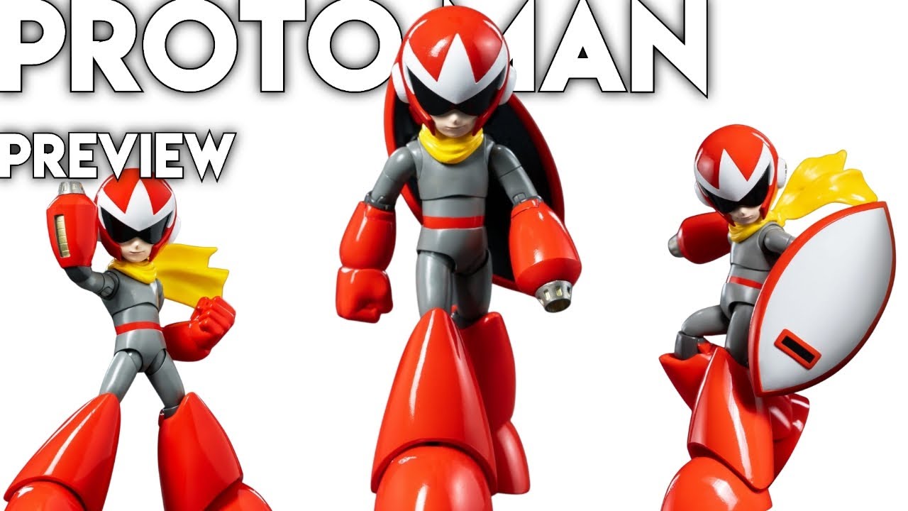 Предварительный просмотр фигурки THREEZERO Rock Man/Mega Man PROTO MAN MDLX
