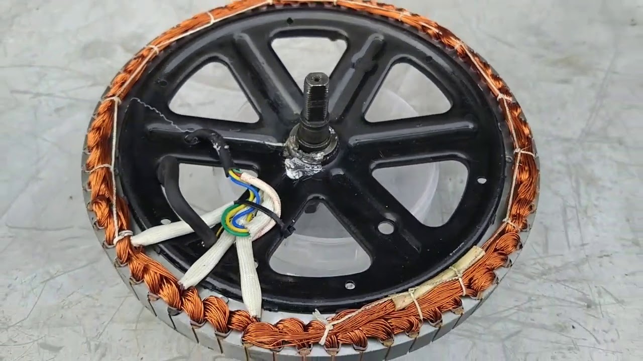 Naprawa silnika BLDC w monocykl elektryczny INMOTION V8  - zablokowany silnik