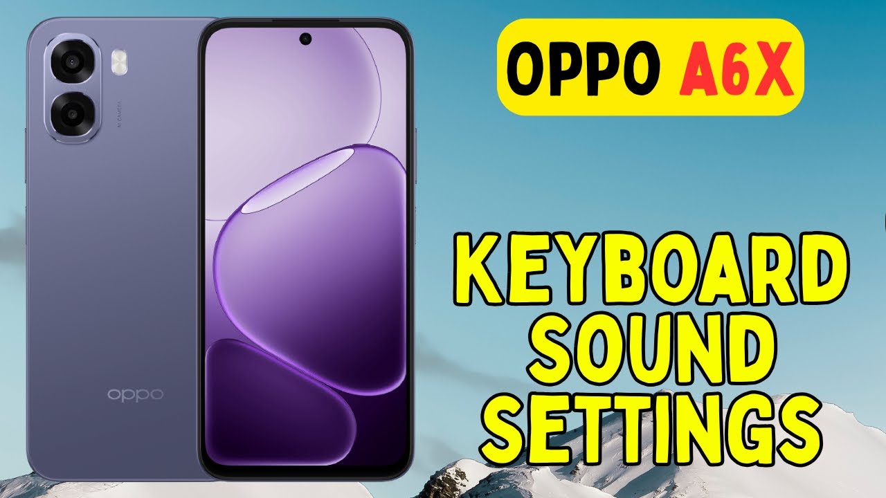 Настройки звука клавиатуры Oppo A6X || Включение/выключение звука клавиатуры