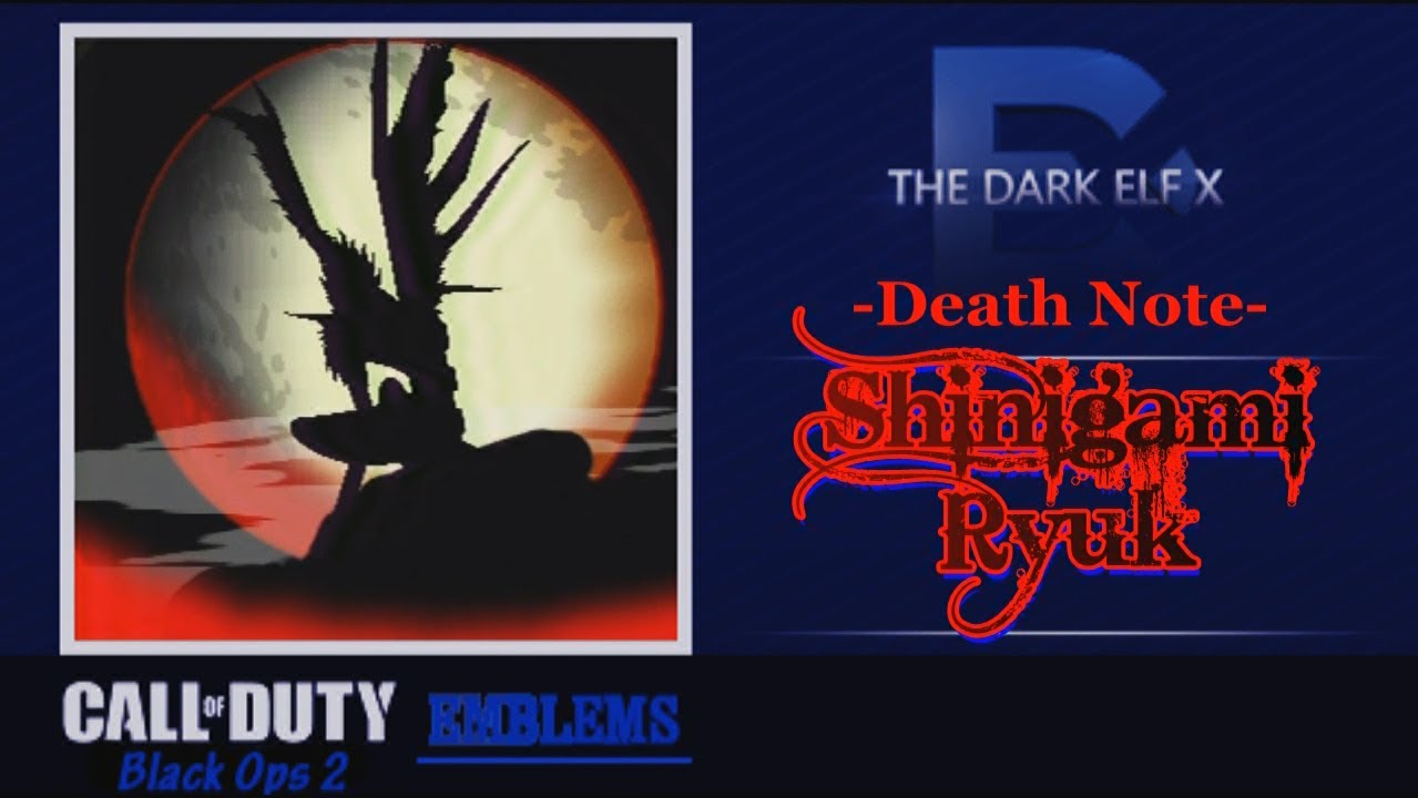 Black Ops 2 Emblem - Shinigami Ryuk ( Death Note )