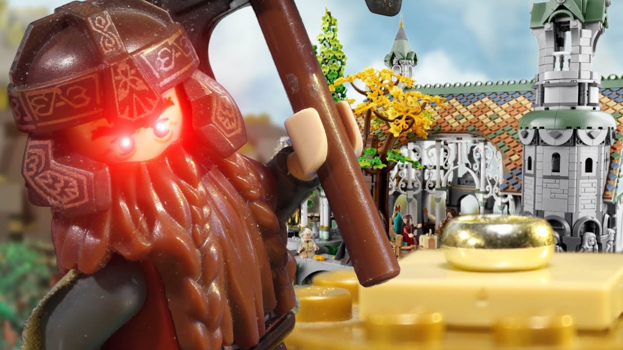 Gimli NISZCZY Rivendell - parodia LEGO