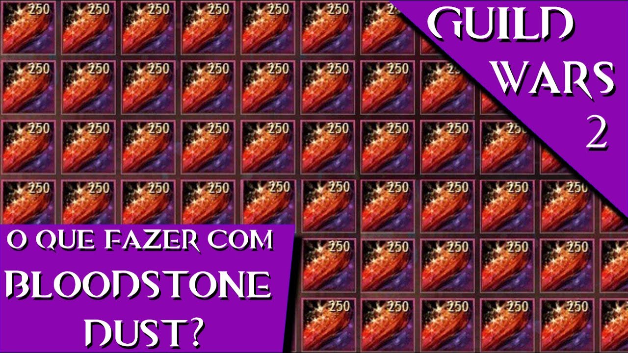 Dica do que Fazer Com Bloodstone Dust - Pegando a HERTA (Guild Wars 2)