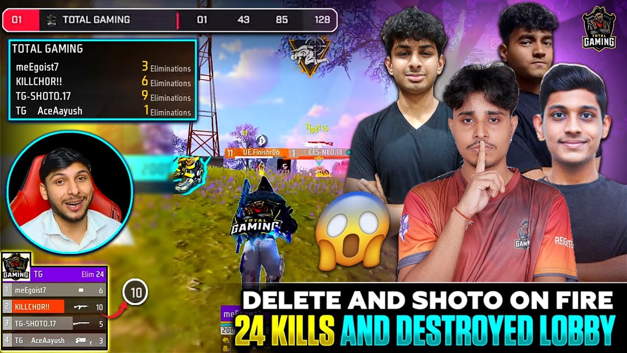 128 POINTS IN 6 GAMES | 24 KILLS IN NG TOURNAMENT😨 DELETE SOLO 10🥶 & SHOTO SOLO 9 KILLS☠ IN ONE GAME