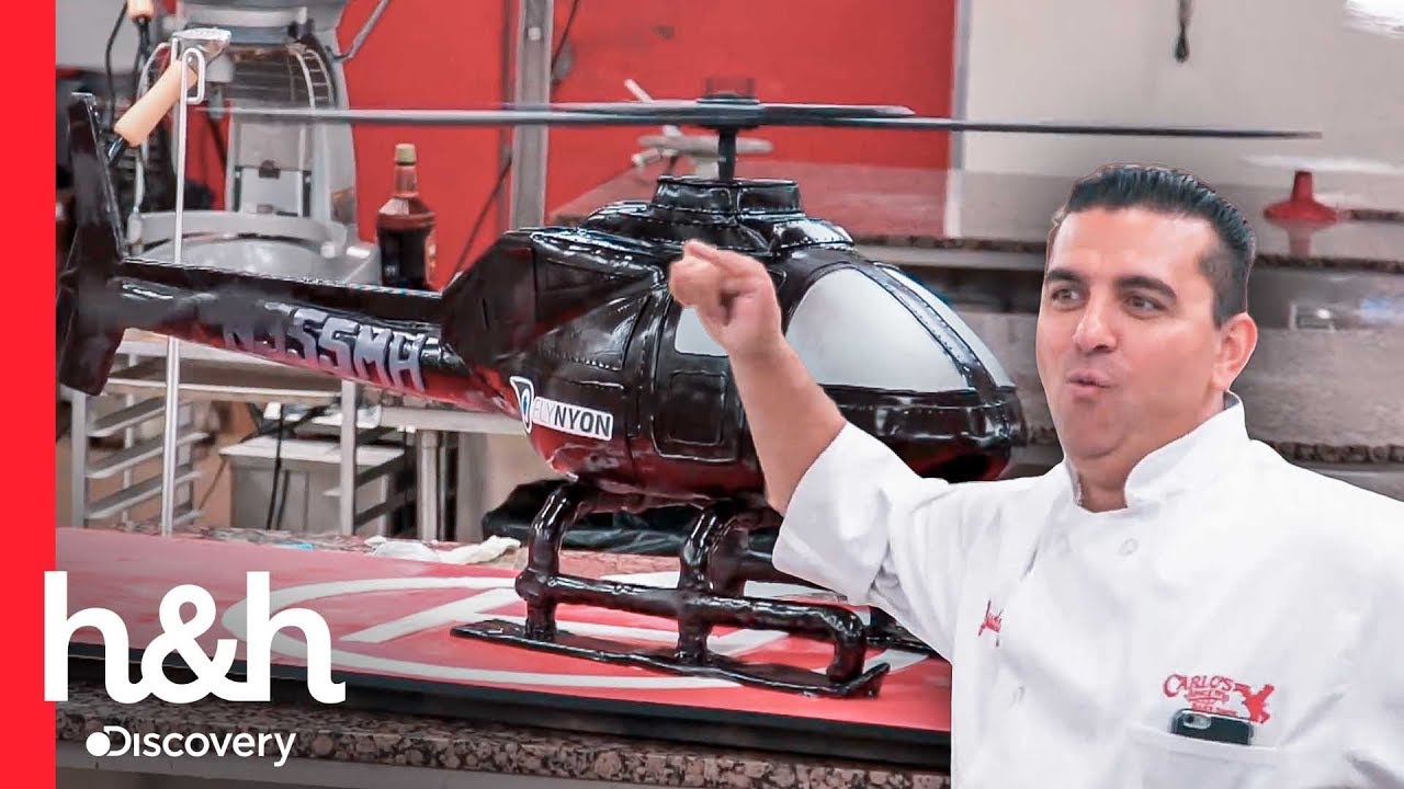 Tr&ecirc;s bolos enormes e inspirados em m&aacute;quinas pesadas em movimento | Cake Boss | Discovery H&H Brasil