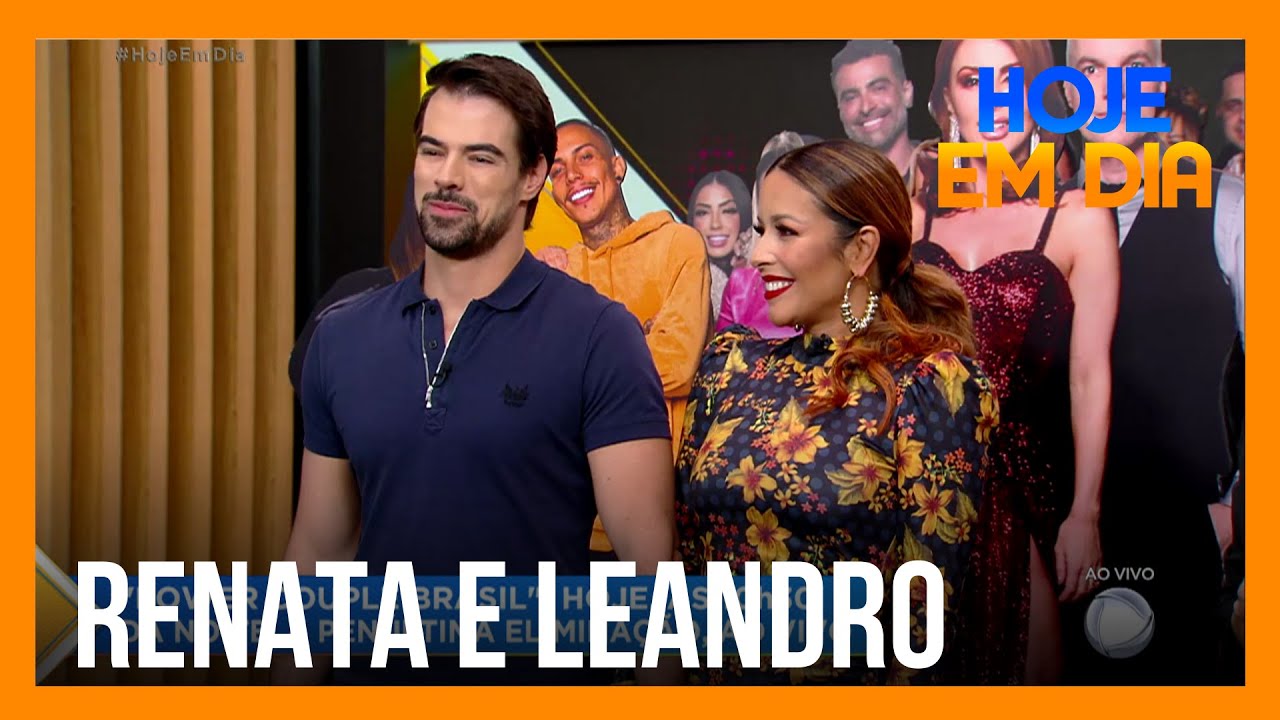 Renata Dominguez e Leandro comentam reta final do Power Couple Brasil 5