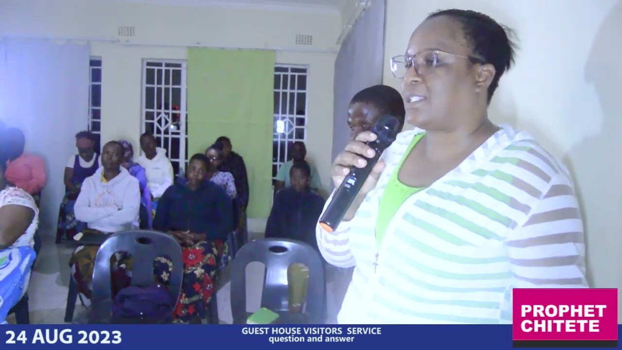 Question and answer with Prophet Chitete
