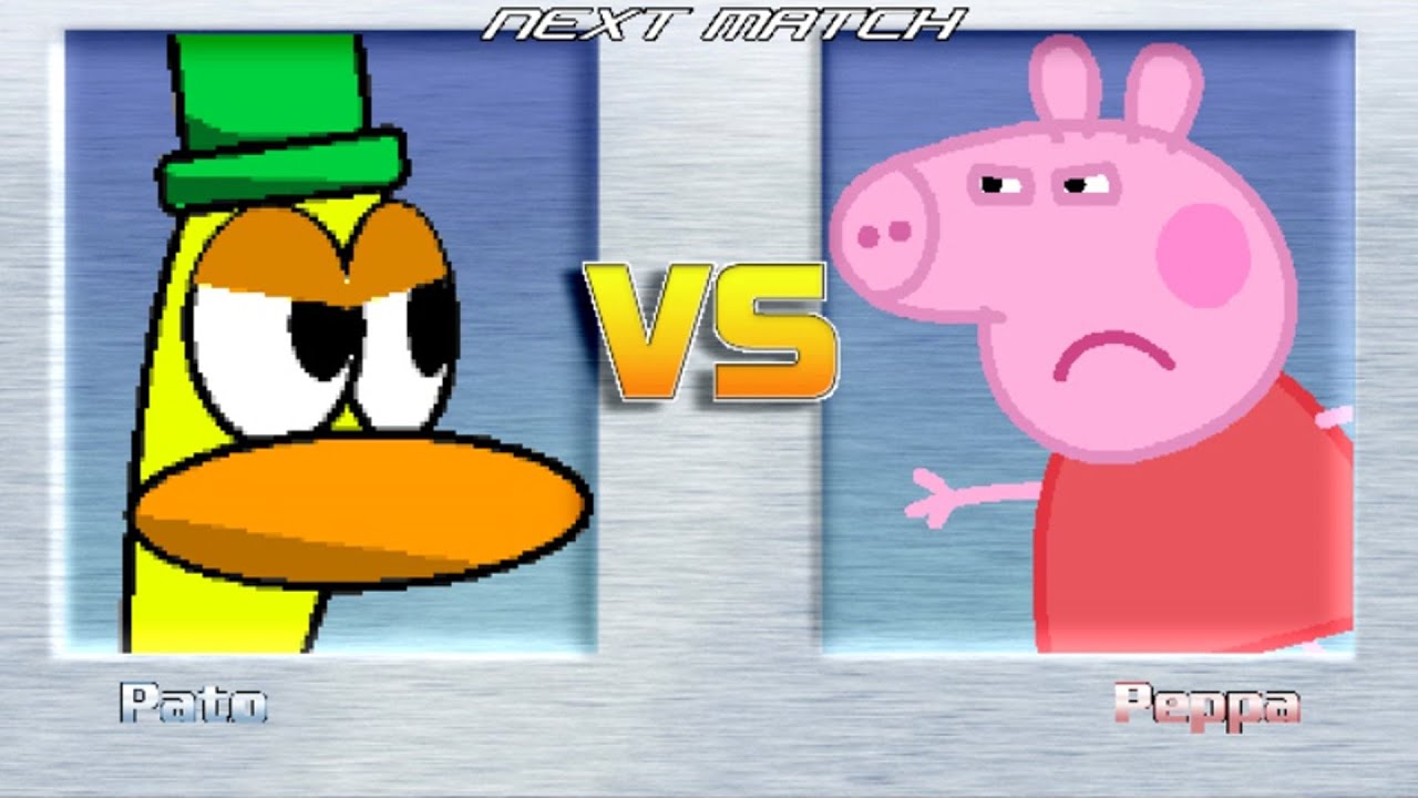 M.U.G.E.N BATTLES | Pato vs Peppa Pig | Pocoyo vs Peppa Pig