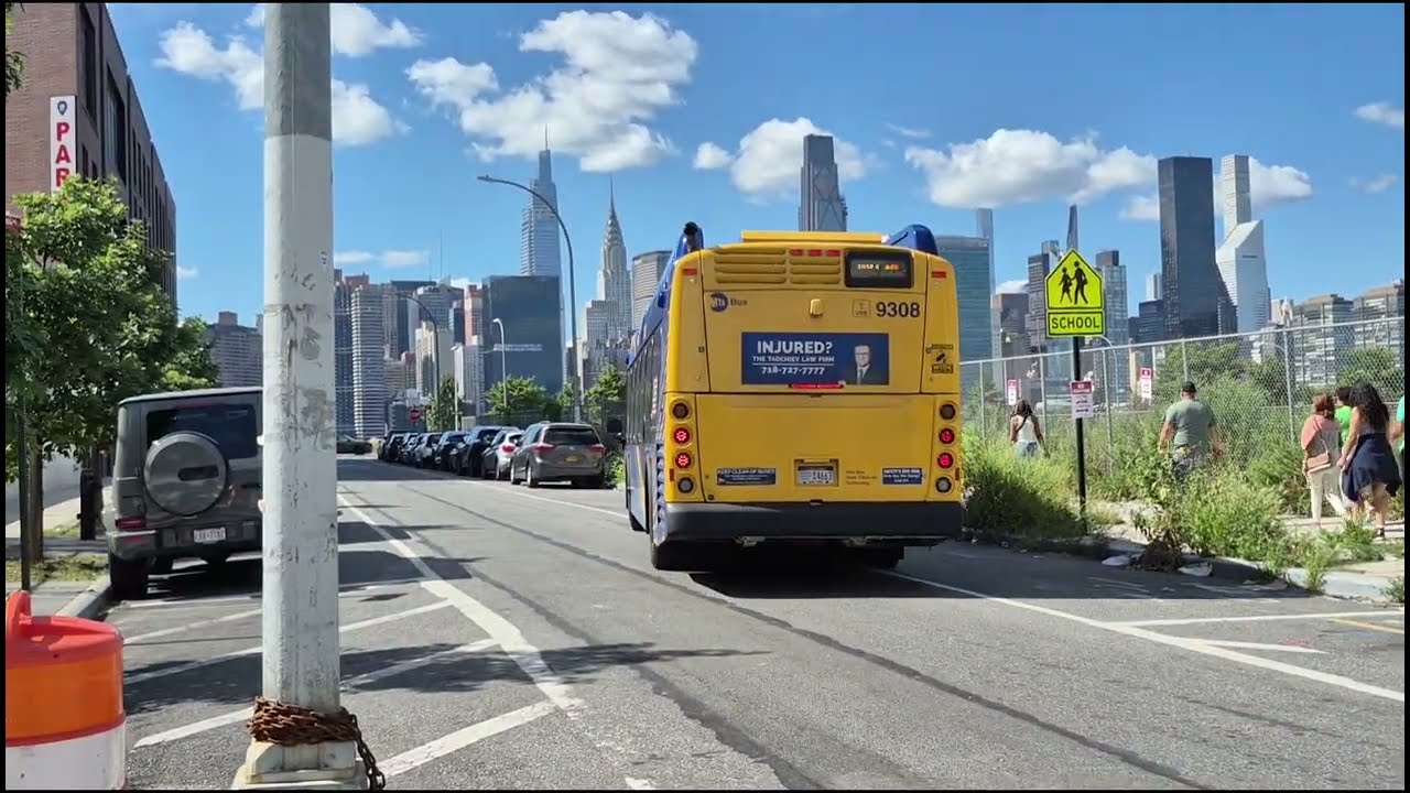 MTA: Q101 and Q103 bus action in Hunters Point 