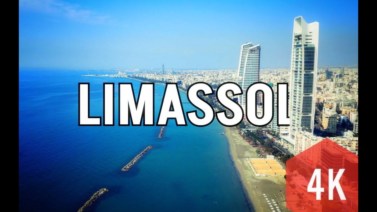 Limassol Skyline and Beaches: 4K Drone Views